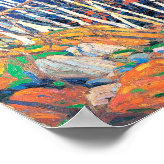 Tom Thomson in het Noorden Poster (Hoek)