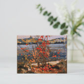 Tom Thomson - Lake en Red Tree Briefkaart (Staand voorkant)