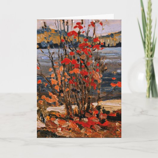 Tom Thomson - Lake en Red Tree Kaart (Voorkant)