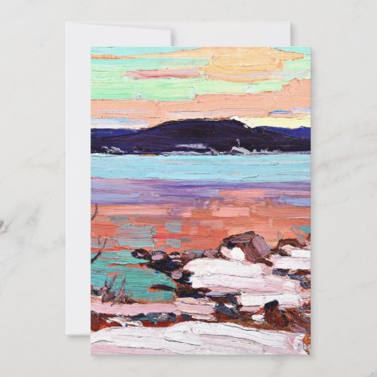 Tom Thomson - Landschap met sneeuw Kaart (Voorkant)