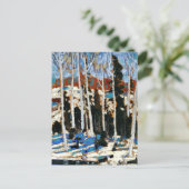 Tom Thomson - maart Briefkaart (Staand voorkant)