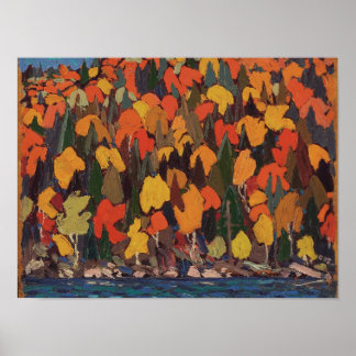 Tom Thomson Painting Ontario Landscape Poster