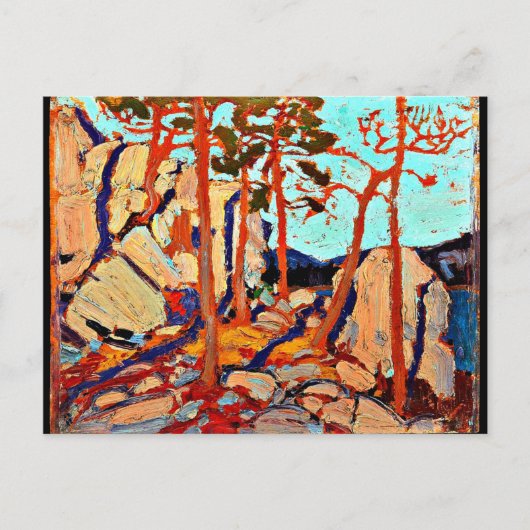 Tom Thomson - Pine Cleft Rocks Briefkaart (Voorkant)