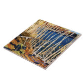 Tom Thomson schilderij, Blue Lake, Tegeltje (Zijkant)