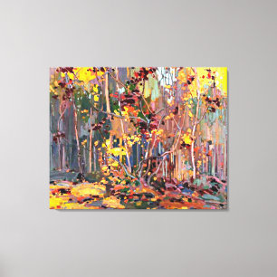 Tom Thomson-schilderij,  Maple Saplings Canvas Afdruk