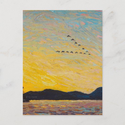Tom Thomson schildert Canadees landschap Po Briefkaart (Voorkant)