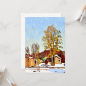 Tom Thomson - Sneeuw in het dorp Kaart (Voorkant / Achterkant in situ)