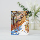 Tom Thomson - Snow en Rocks Briefkaart (Staand voorkant)