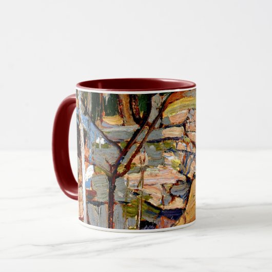 Tom Thomson - Snow en Rocks Mok (Voorkant links)