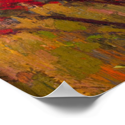 Tom Thomson Soft Maple in het najaar Poster (Hoek)
