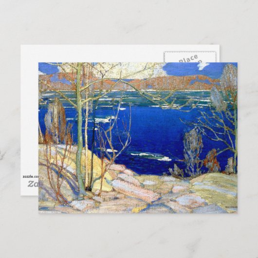 Tom Thomson - Spring Ice Briefkaart (Voorkant / Achterkant)