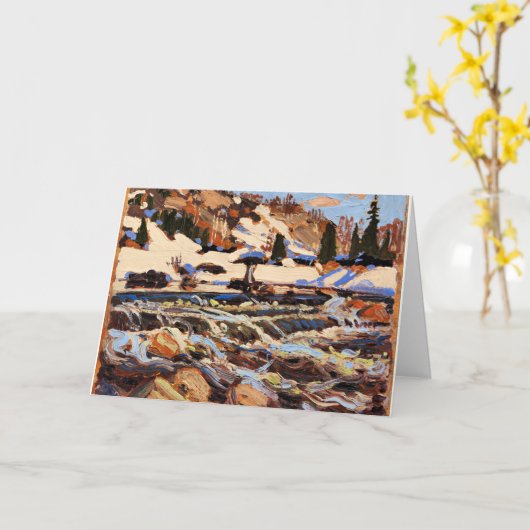 Tom Thomson - Stromversnellingen Kaart (Gele Bloem)