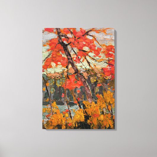 Tom Thomson - Twisted Maple Canvas Afdruk (Voorkant)