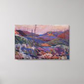 Tom Thomson - Vuur geveegd heuvels 1915 Canvas Afdruk (Voorkant)