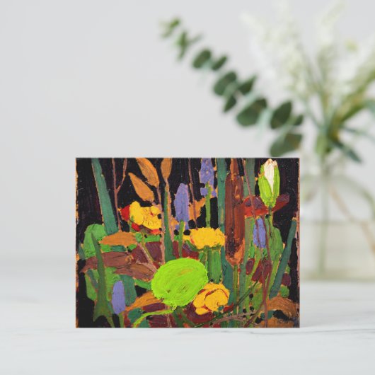Tom Thomson - Waterbloemen Briefkaart (Staand voorkant)