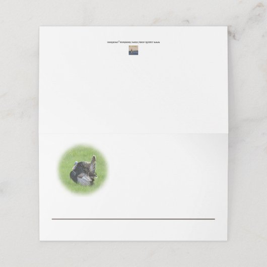 Tom Turkey (Buitenkant ongevouwen)