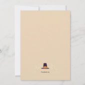 Tom Turquie Thanksgiving Invitation (Dos)