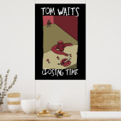 Tom wacht op sluittijd II Poster (Keuken)