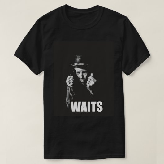 Tom Wait Graphic T-Shirt (Design voorkant)