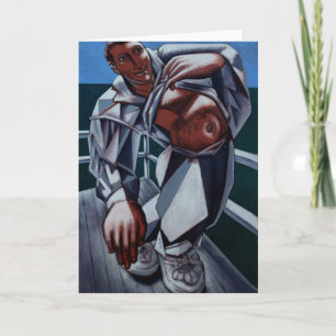 Tom X "Beach Bums"-notitiekaart Notitiekaartje