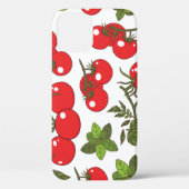 Tomaat Basilicum Naadloos Keukenpatroon Case-Mate iPhone Case (Achterkant)