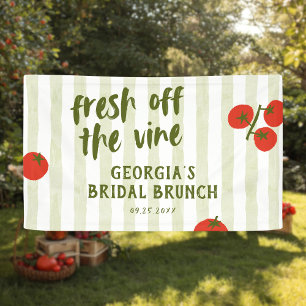 Tomaat Bruiloftsfeestje Fresh Off The Vine Spandoek