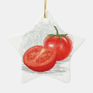 tomaat keramisch ornament