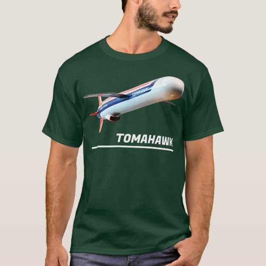 Tomahawk BGM109 Land Attack Missile T-shirt (Voorkant)