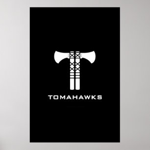 Tomahawks Logo Poster