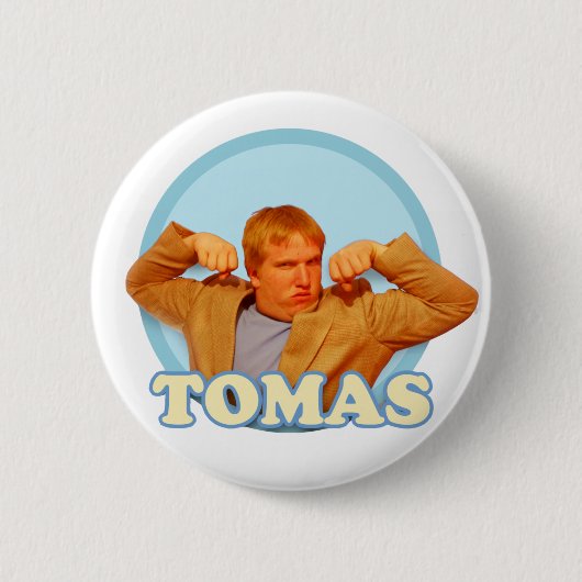 Tomas. Ja! Ronde Button 5,7 Cm (Voorkant)