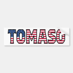 Tomaso Nom Vorname USA Aufkleber Sticker Auto