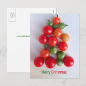 Tomat Kerstboom Kerstkaart 2016 Feestdagenkaart (Voorkant / Achterkant)