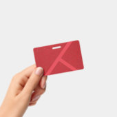 Tomate Badge Rouge avec Rayures Modernes K – Perso (Manuel / portable)