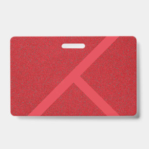 Tomate Badge Rouge avec Rayures Modernes K – Perso