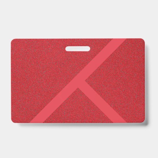 Tomate Badge Rouge avec Rayures Modernes K – Perso (Avant)