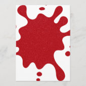 Tomate Red Splash Flat Menu – Personnalisable (Devant)