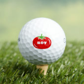 Tomate rouge personnalisée Callaway balles de golf (T-shirt Insitu)