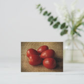 Tomaten ATC Visitekaartje (Staand voorkant)