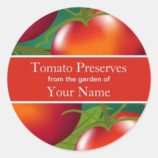 Tomaten Canning Sticker (Voorkant)