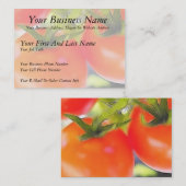 Tomaten dicht bij elkaar visitekaartje (Voorkant / Achterkant)