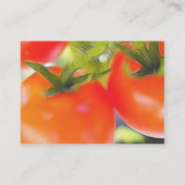 Tomaten dicht bij elkaar visitekaartje (Achterkant)