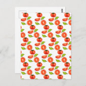 Tomaten en oreganobladeren briefkaart (Voorkant / Achterkant)