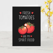 Tomaten Gezegde gedistilleerd Kaart (Gele Bloem)