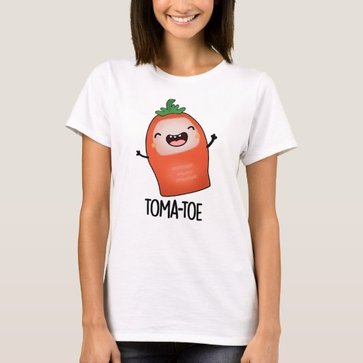 Tomaten Grappige Tomaat Pun T-shirt (Voorkant)