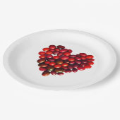 Tomaten Hart Papieren Bordje (Gekanteld)