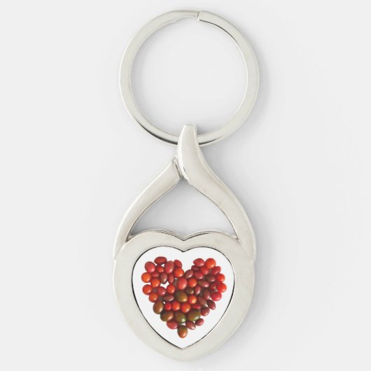 Tomaten Hart Sleutelhanger (Voorkant)