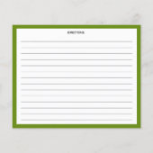 Tomaten Keukenkaart (Achterkant)