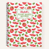 Tomaten met Cilantro Plant-gebaseerde Recipes op m Notitieboek (Voorkant)