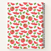 Tomaten met Cilantro Plant-gebaseerde Recipes op m Notitieboek (Achterkant)