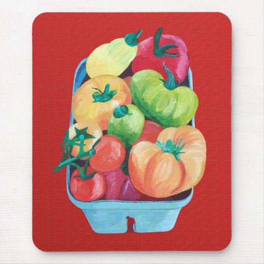 Tomaten Mousepad Muismat (Voorkant)